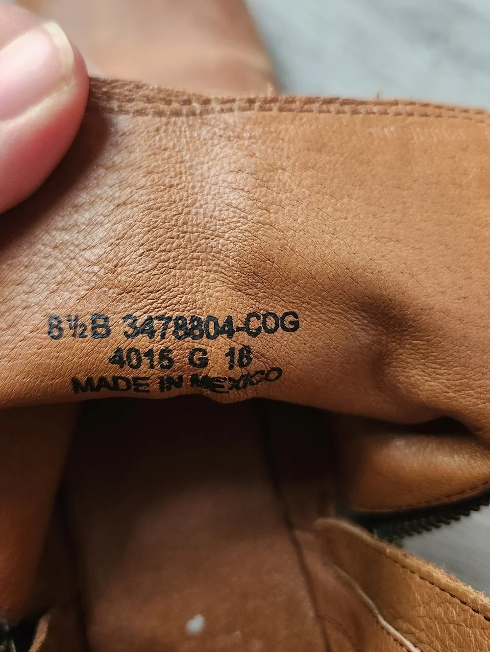 Frye leather imported